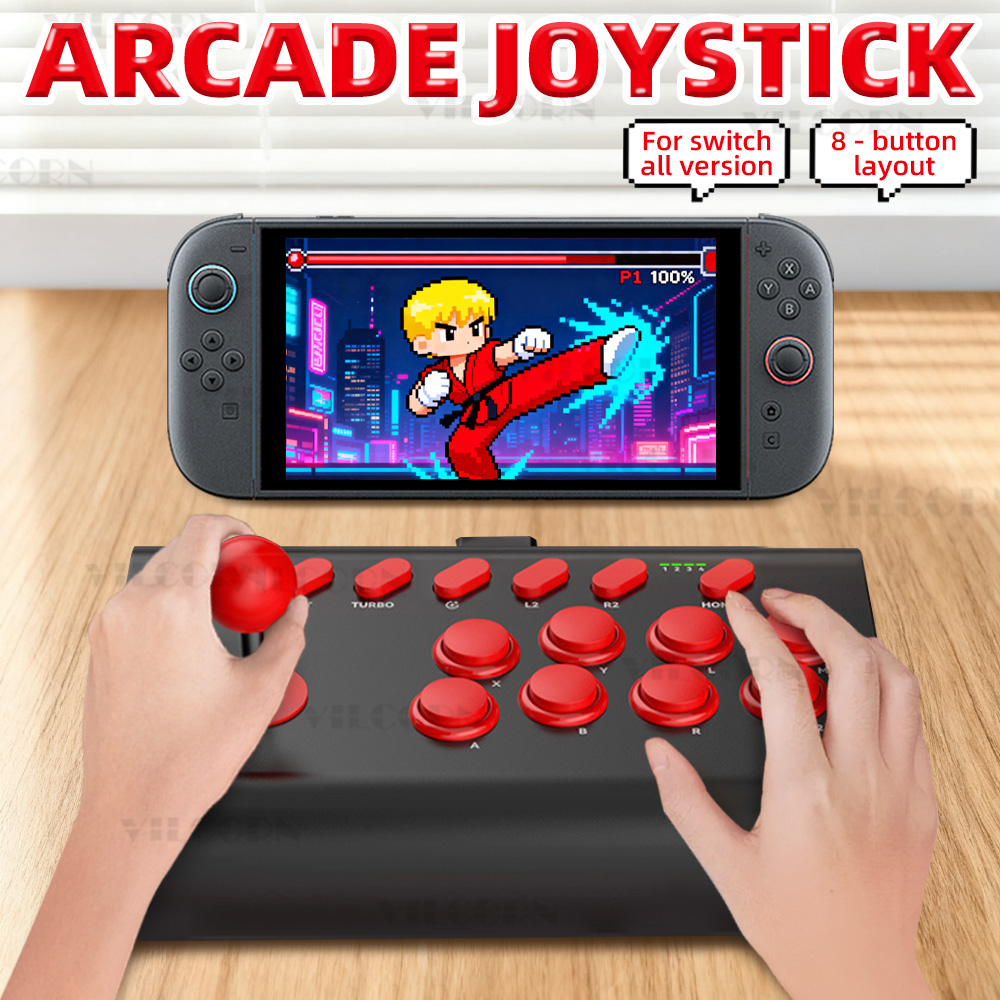 Arcade Stick Joystick - 8-przyciskowy joystick arcade do Nintendo Switch
