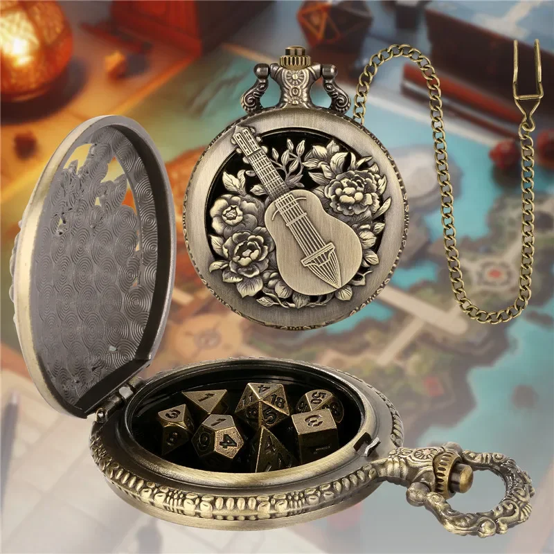 Retro Gaming Design - Retro 7 X Metalowe Kostki Wielościenne