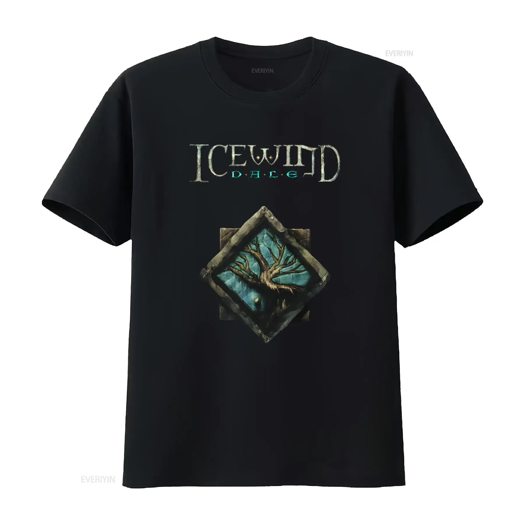 Retro Gaming Design - Koszulka Icewind Dale Logo Klasyczna Gra