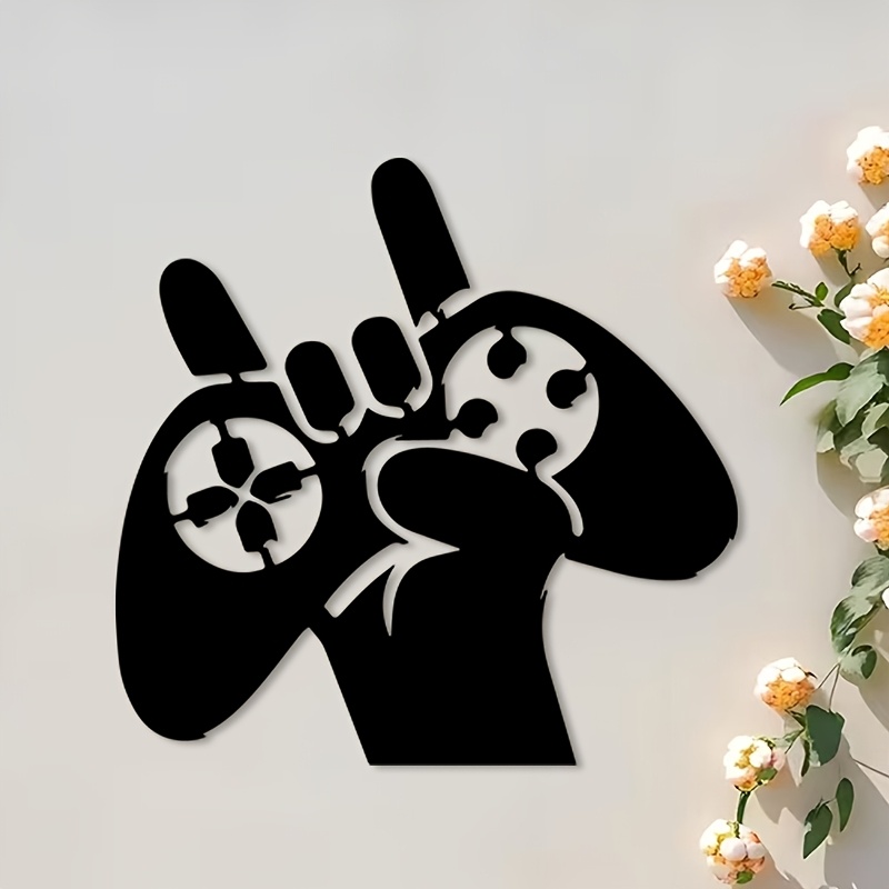 Retro Gaming Decor - Retro Gaming Metalowa Dekoracja Ścienna z