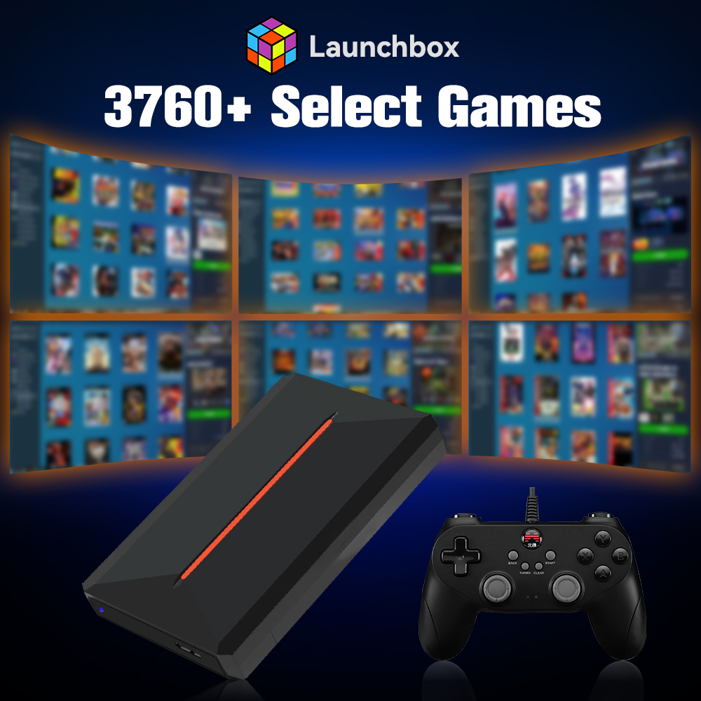 Retro Gaming Emulator Pc - Launchbox OS Retro Gaming HDD 3760