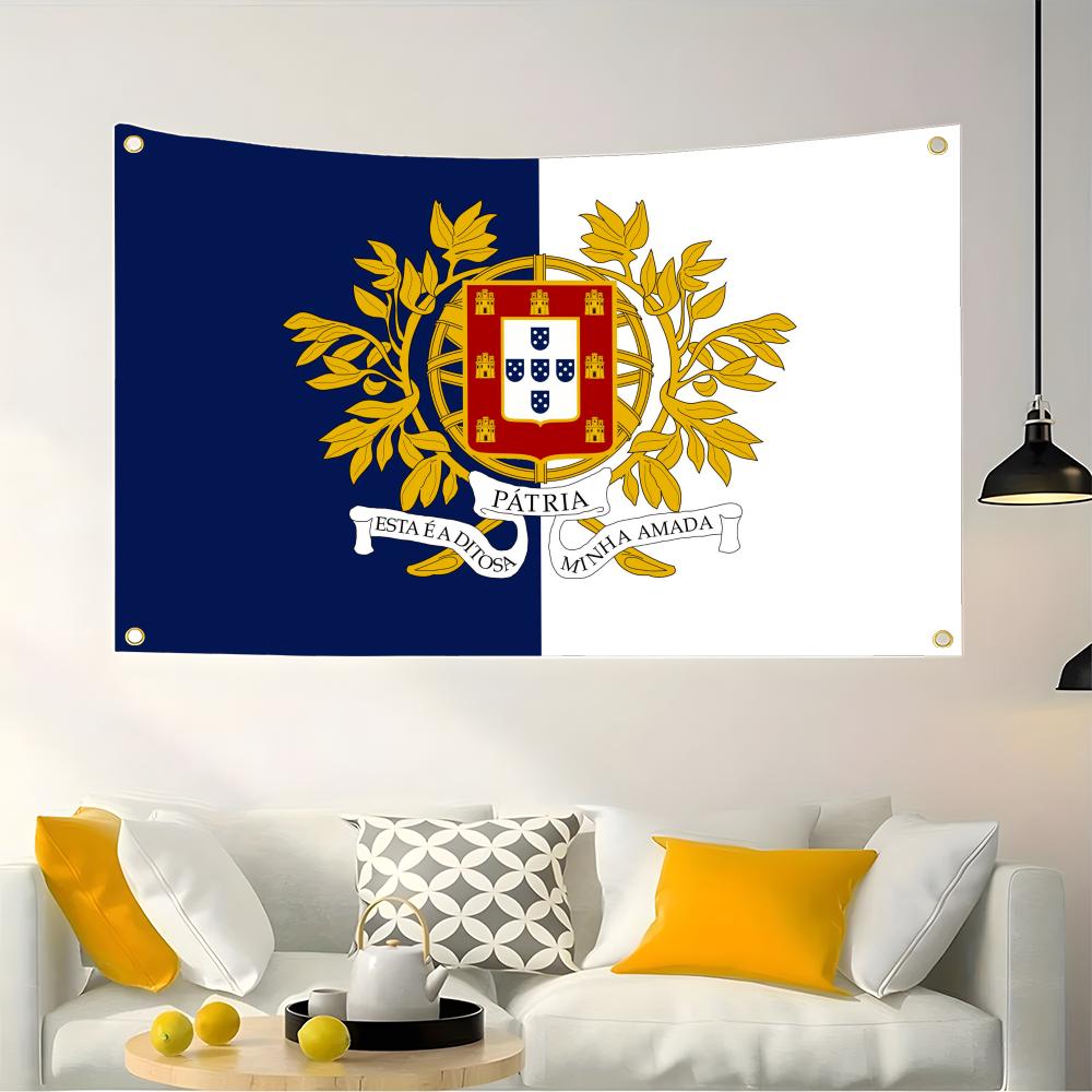 Retro Gaming Banner - 1 szt. Klasyczna Portugalska Flaga Retro