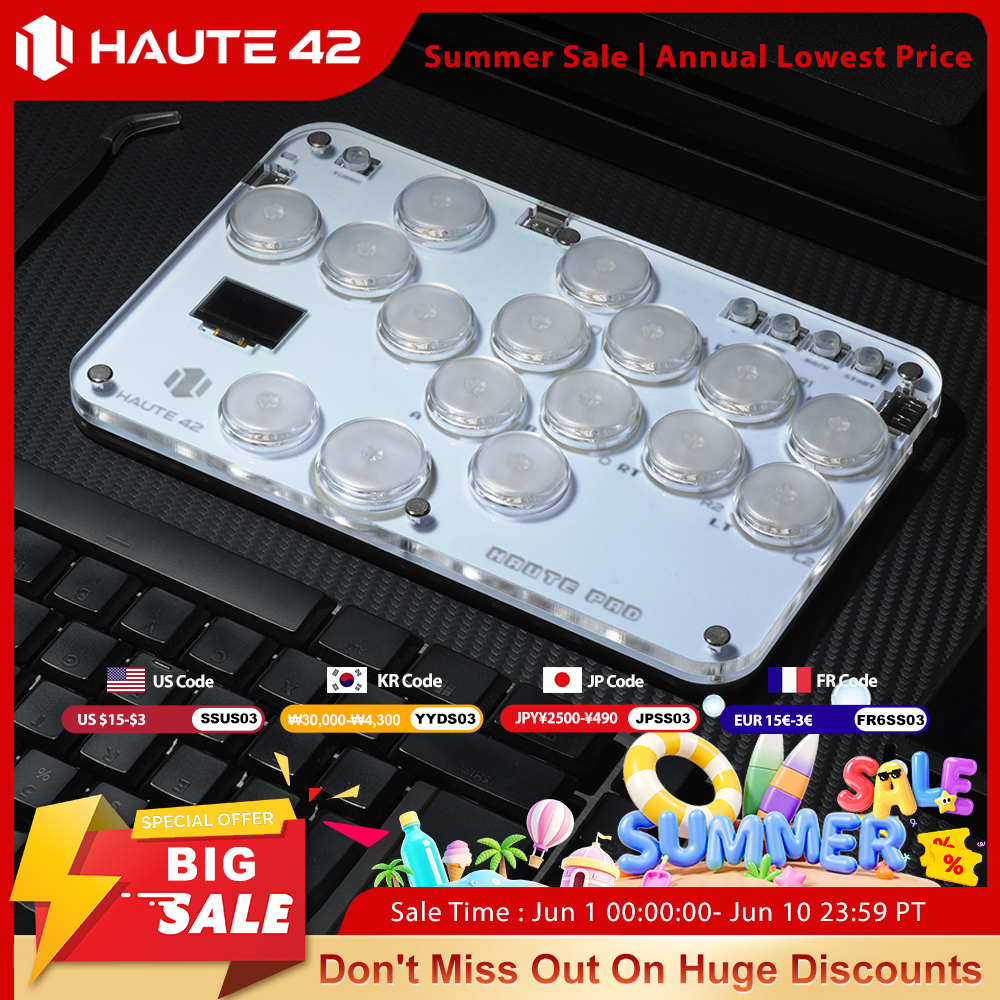 Arcade Stick Joystick - Joystick Arcade Haute42 Hitbox Leverless Controller