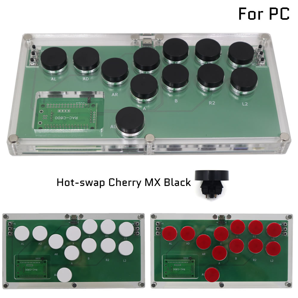 Arcade Stick Joystick - Ultra-cienki B1-MINI-PC-DIY Arcade Joystick Fight Stick
