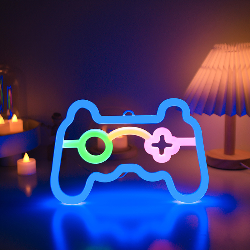 Retro Gaming Projector - Neonowe światła dla graczy, neonowa lampa