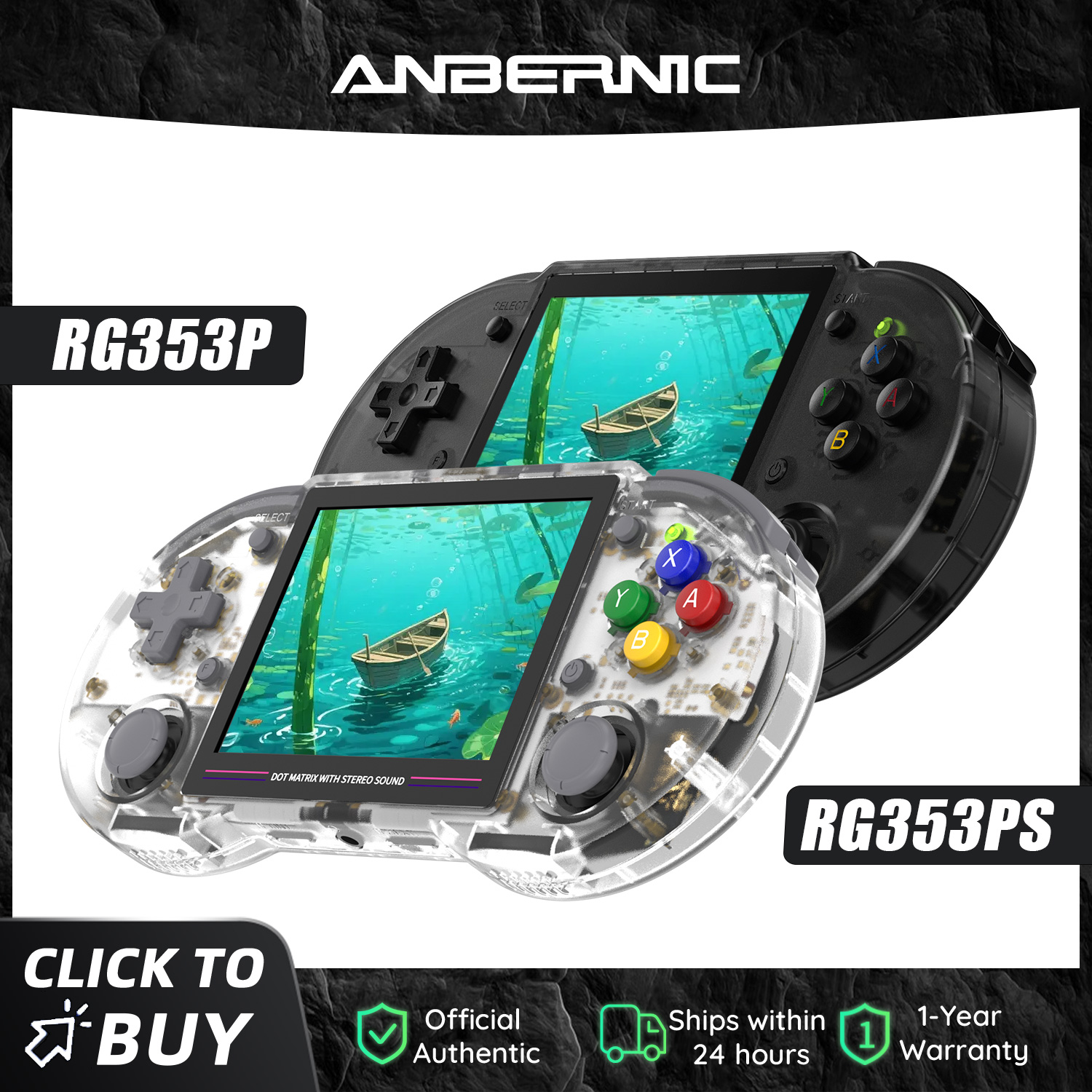 Retro Gaming Qss - Anbernic RG353P RG353PS 64-bitowa konsola retro