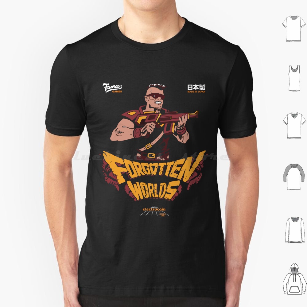 World Of Retro Gaming - Koszulka Forgotten Worlds Retro Vintage Arcade