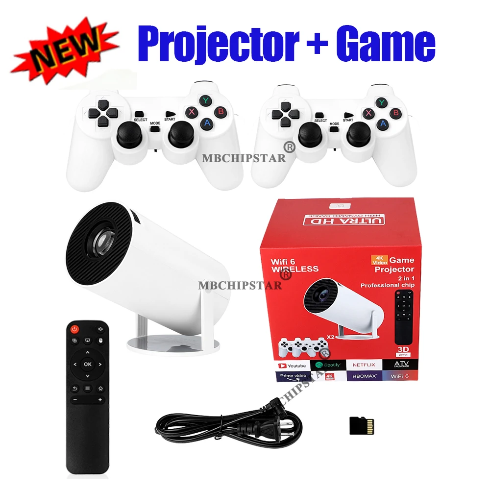 Retro Gaming With Projector - Projektor do gier H90PRO 4K, ponad