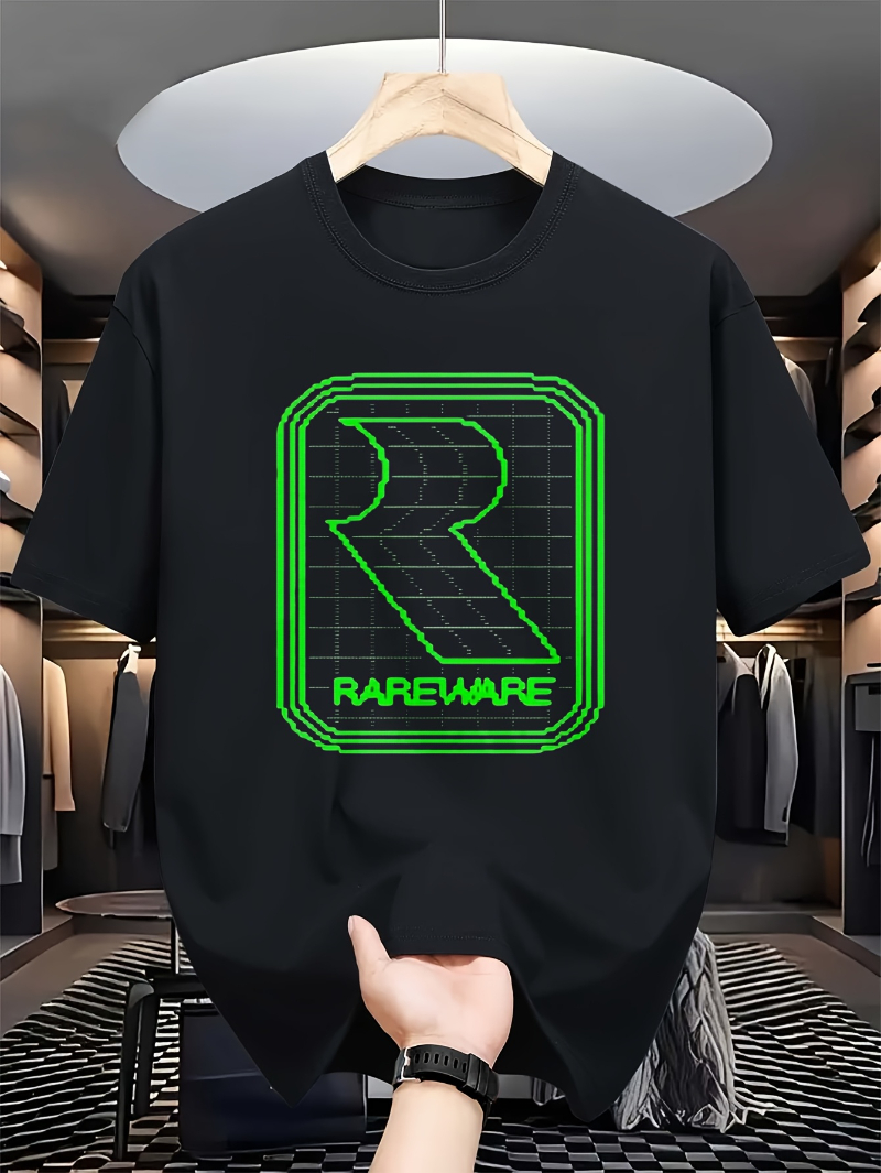 Retro Gaming Design - Koszulka męska Rareware 13 z grafiką