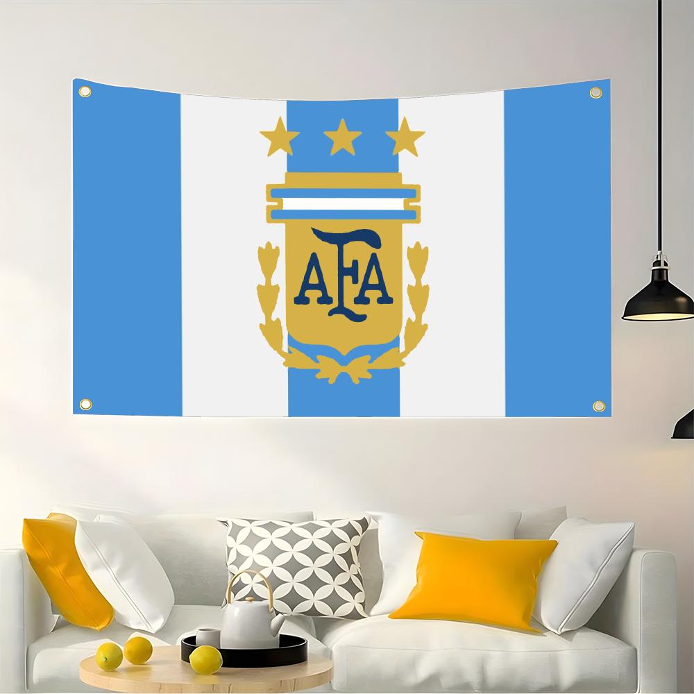 Retro Gaming Banner - 1 szt. Słynna Argentyńska Flaga Retro