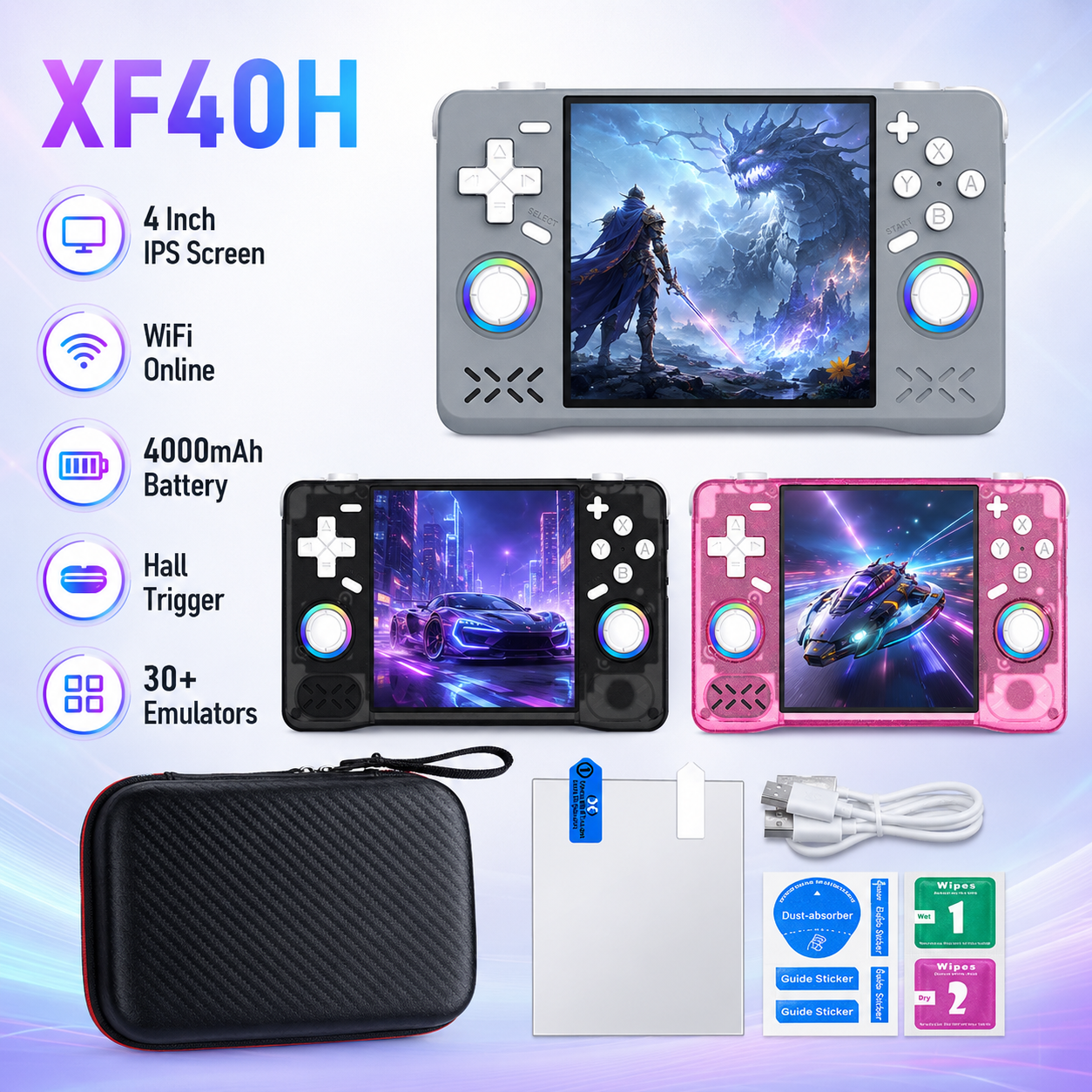 Retro Gaming Qss - Konsola przenośna XF40H Pocket Retro Game
