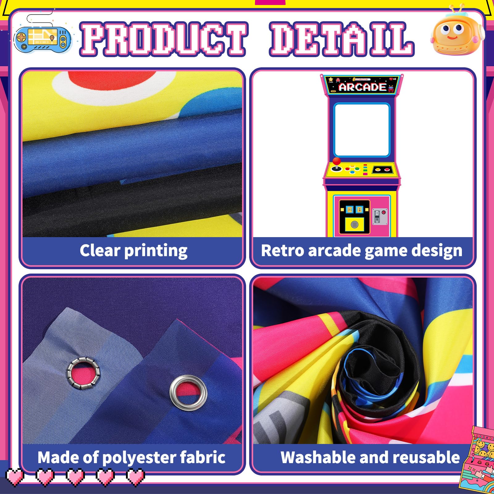 Tło fotograficzne w stylu retr – Retro Gaming Decor recenzja i cena