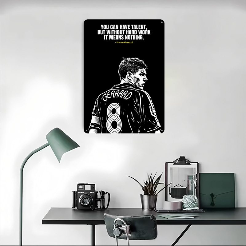 Metalowy plakat z cytatem Stev – Retro Gaming Desk recenzja i cena