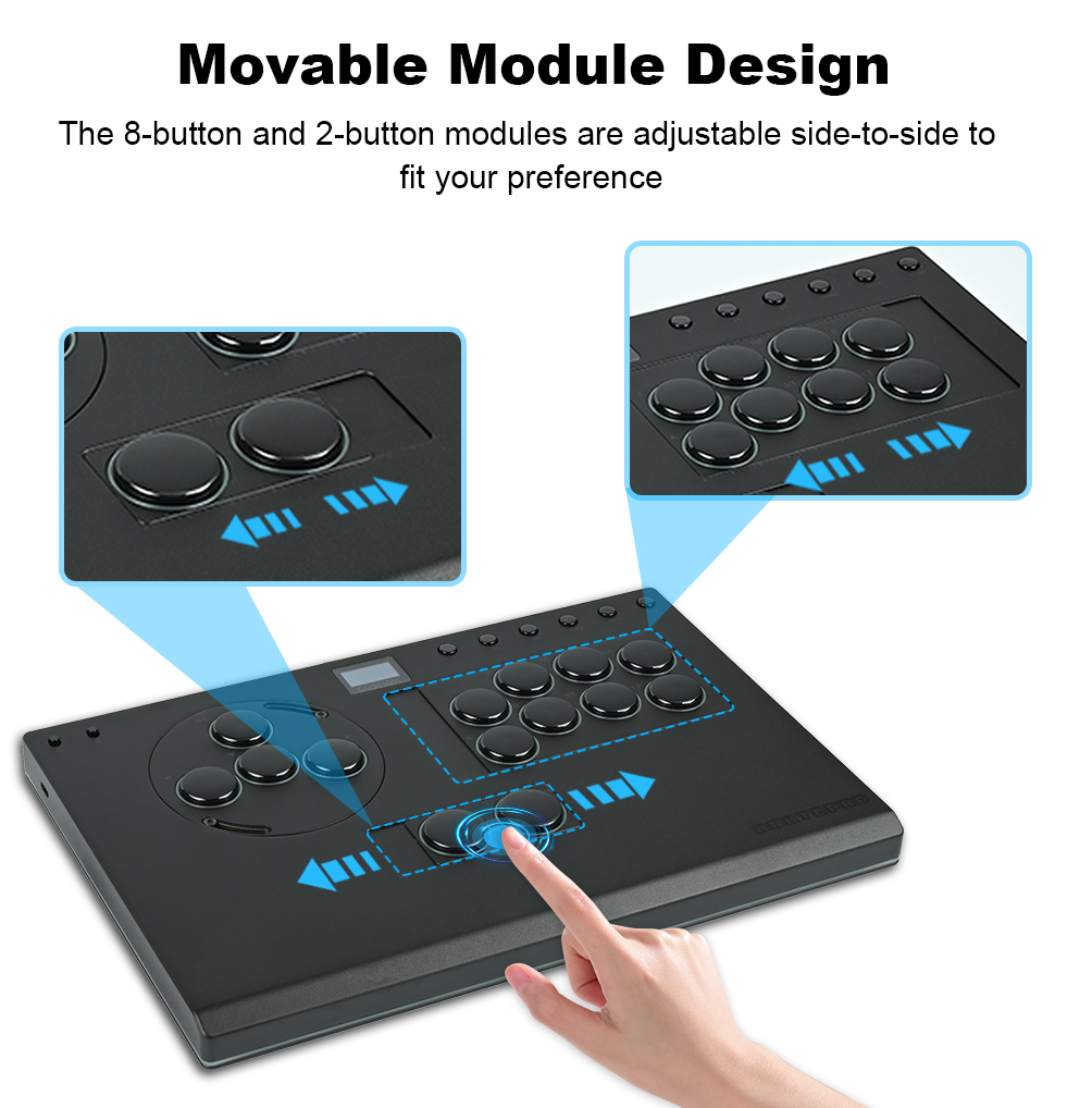 Haute42 X-Move Aluminiowy Kont – Arcade Stick Joystick recenzja i cena