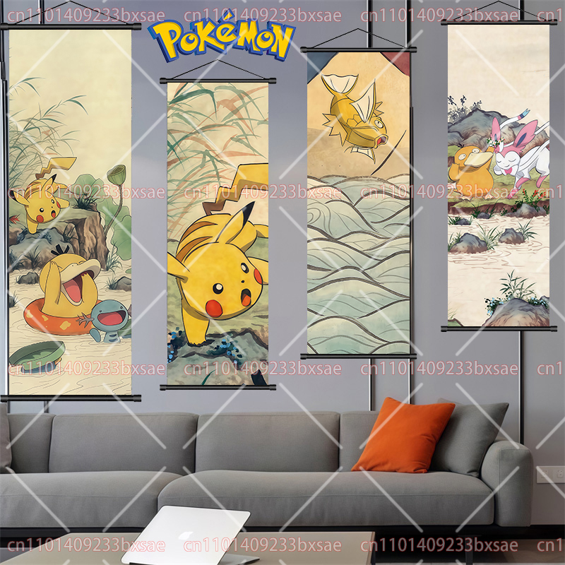 Pokémon Retro Obraz na Zwoju E – Retro Gaming Us recenzja i cena