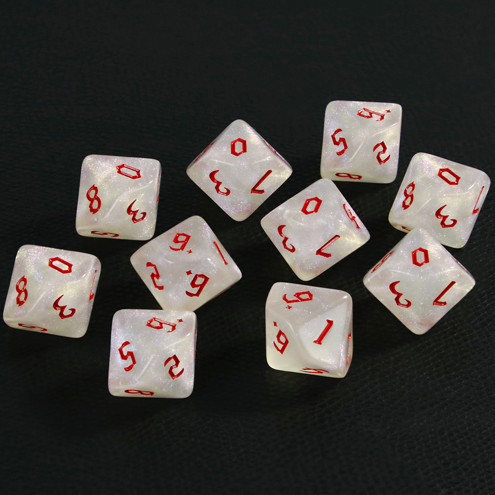 Dice D10 gra w kości Role kośc – Retro Gaming Desk recenzja i cena