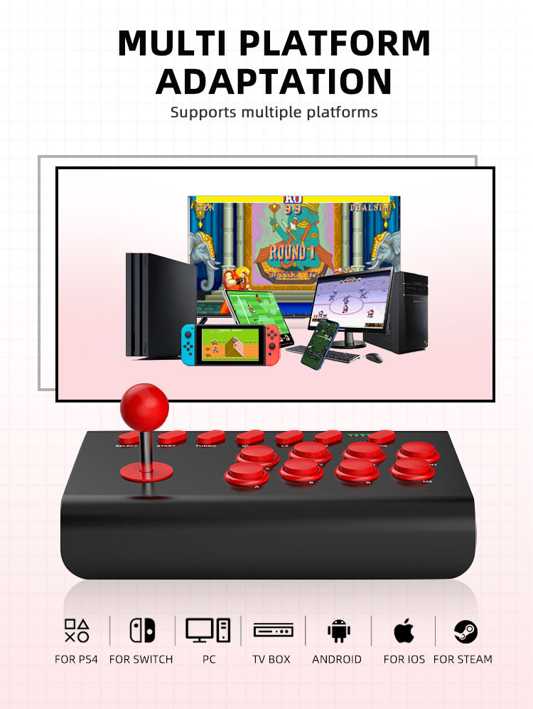 8-przyciskowy joystick arcade  – Arcade Stick Joystick recenzja i cena