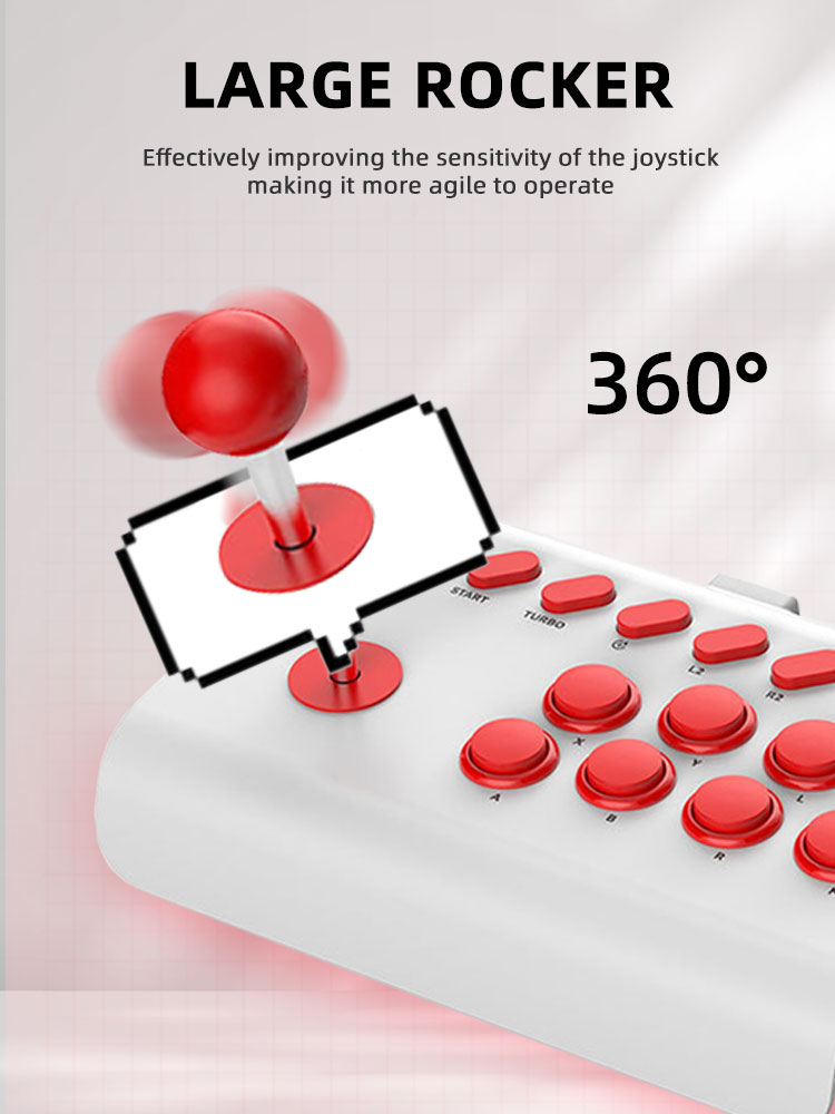 8-przyciskowy joystick arcade  – Arcade Stick Joystick recenzja i cena