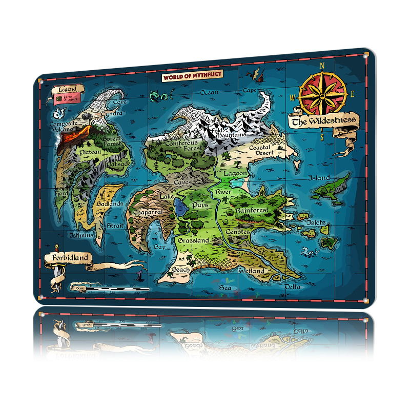 Mapa Fantasy World of Mythflic – World Of Retro Gaming recenzja i cena