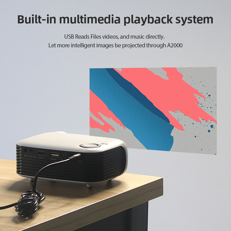 A2000 Mini projektor Przenośny – Retro Gaming Projector recenzja i cena