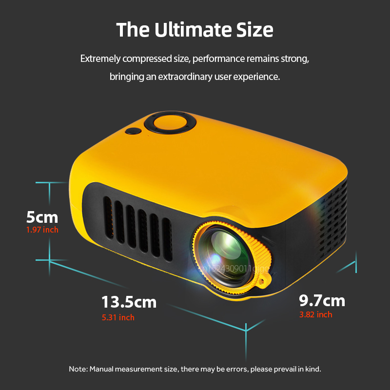 A2000 Mini projektor Przenośny – Retro Gaming Projector recenzja i cena