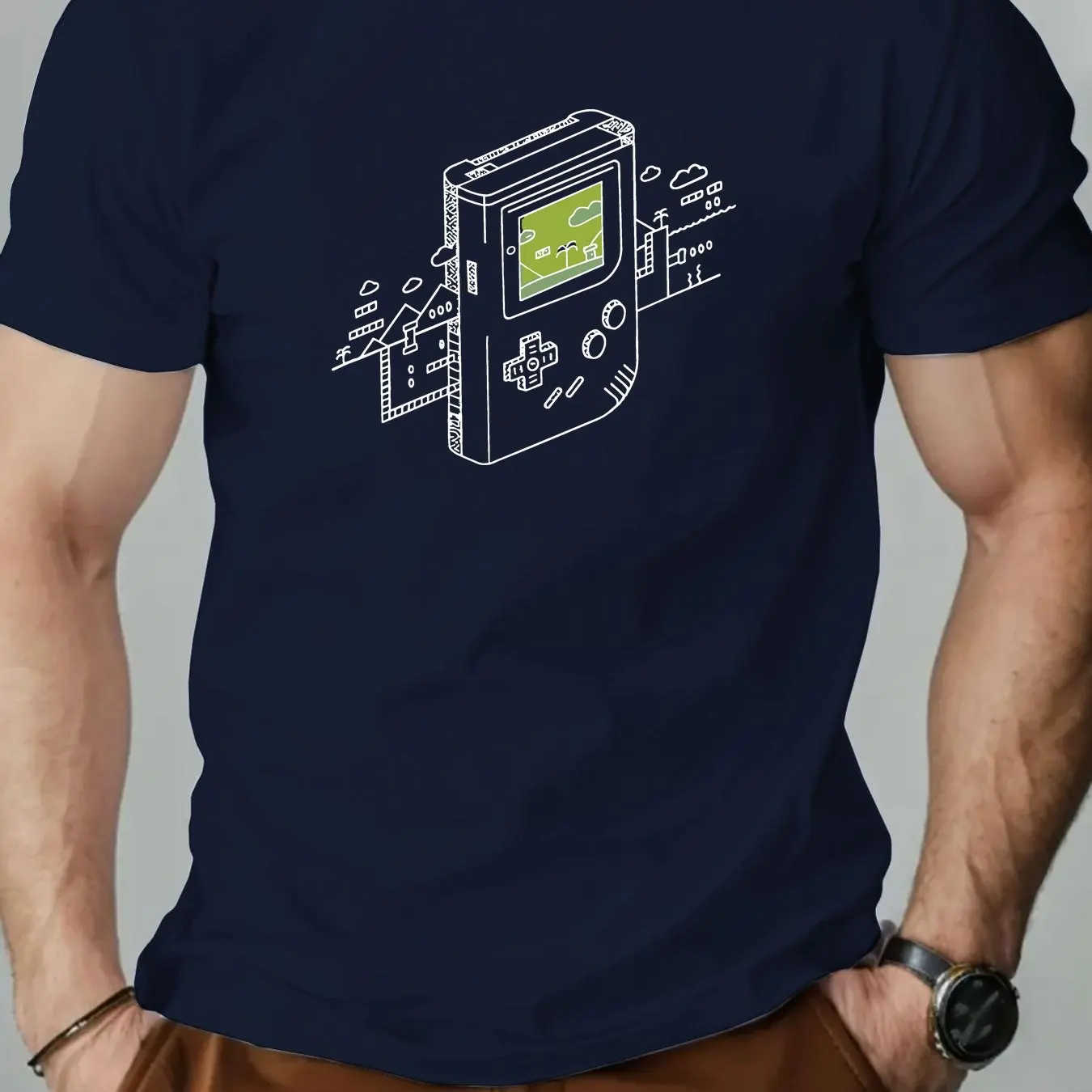 Męska koszulka z grafiką retro – Retro Gaming Design recenzja i cena