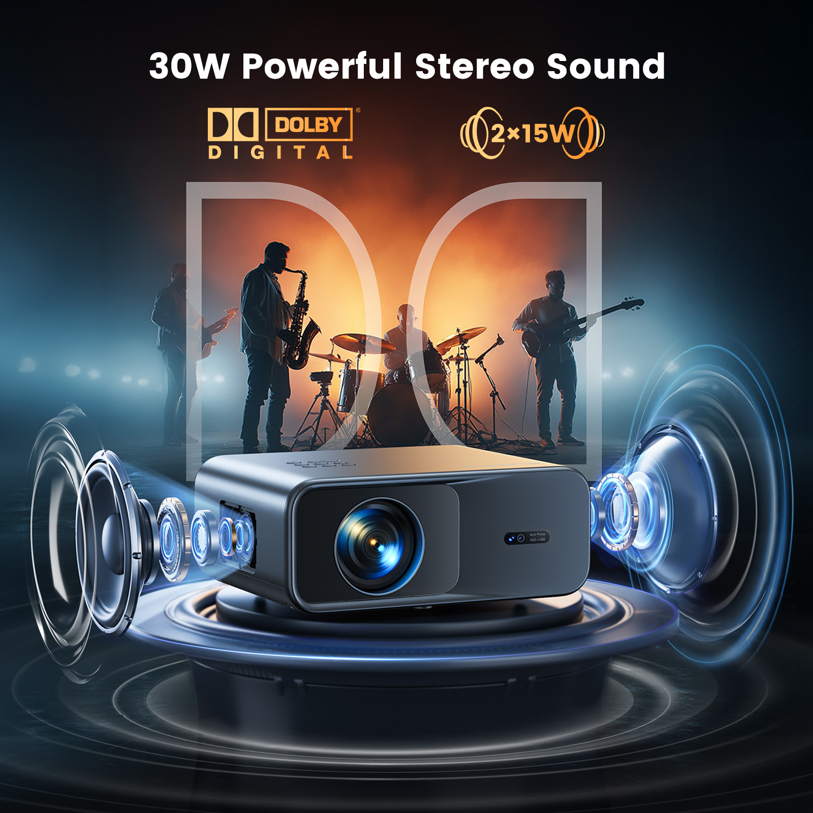 Projektor WIMIUS 1200 ANSI 4K  – Retro Gaming Projector recenzja i cena