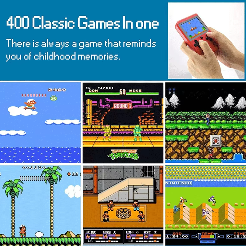 Konsola Przenośna Retro z 400  – Retro Gaming Qss recenzja i cena