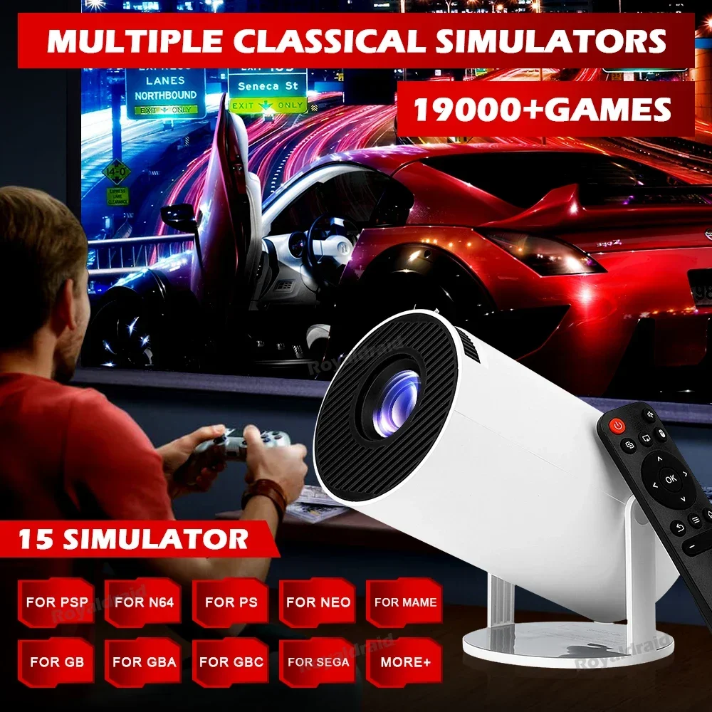 Przenośna inteligentna konsola – Retro Gaming With Projector recenzja i cena