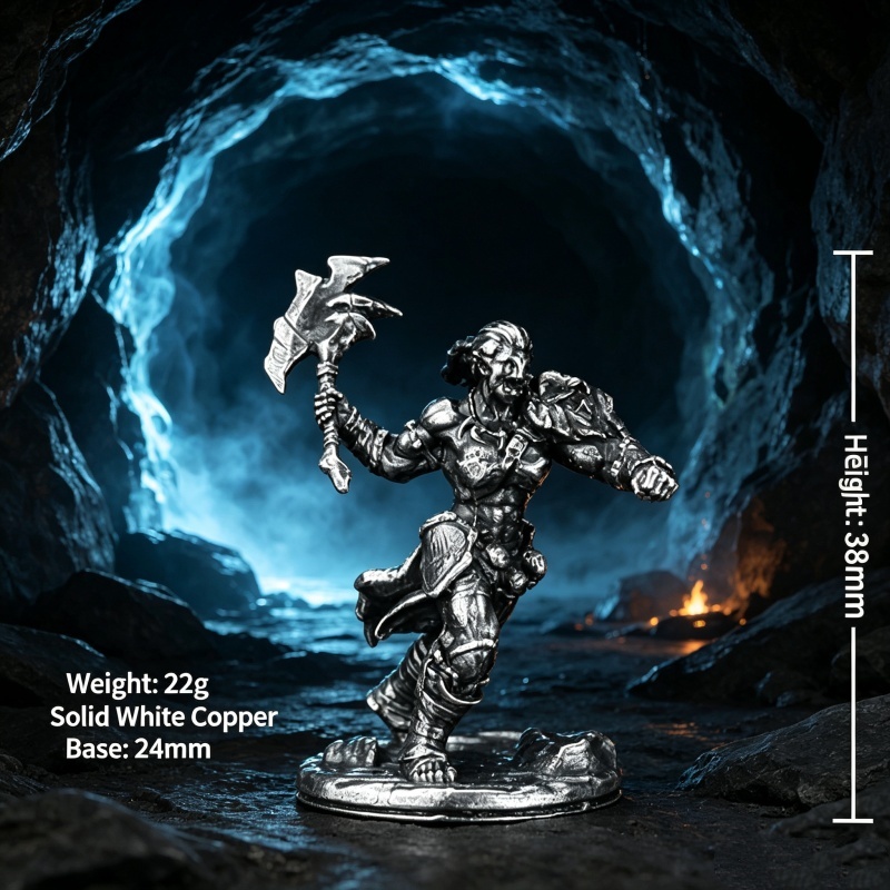 Figurka Metalowa Wojownika Ork – Retro Gaming Fun recenzja i cena