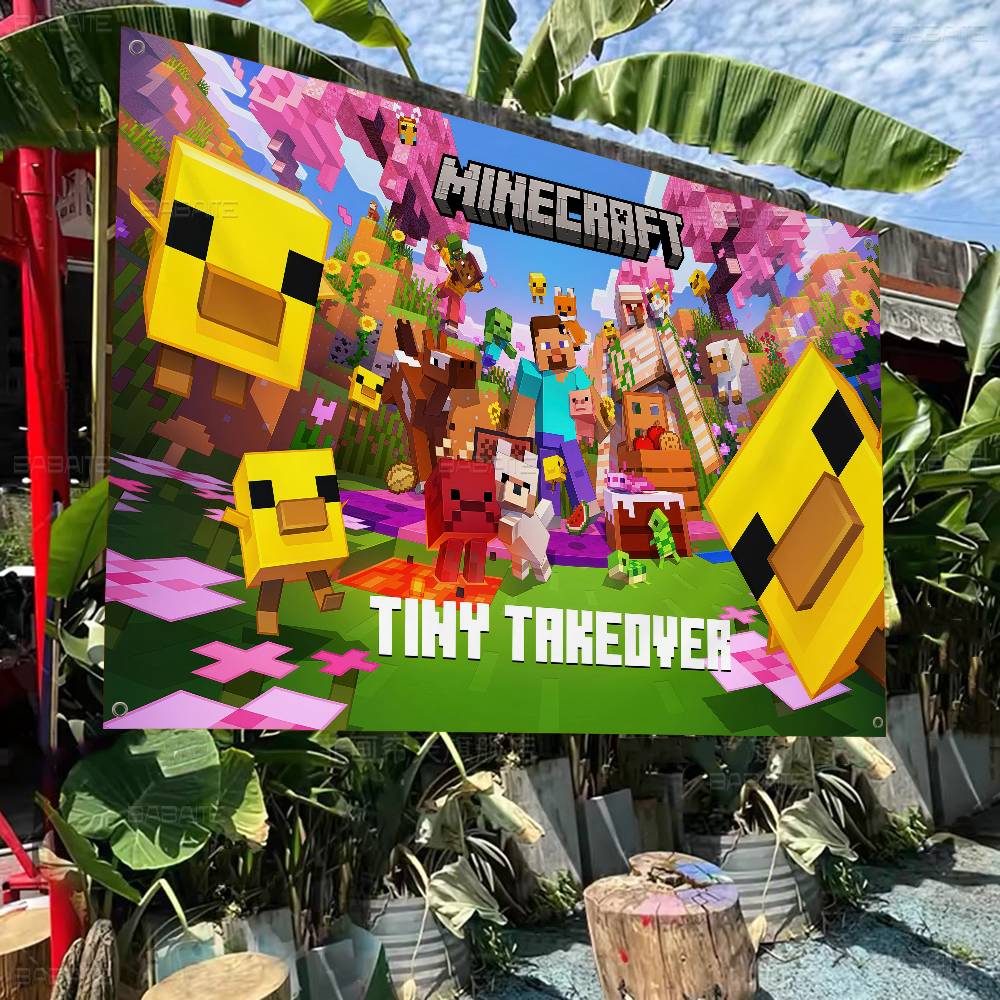 Retro Gra M-Minecraft Kolorowa – Retro Gaming Banner recenzja i cena
