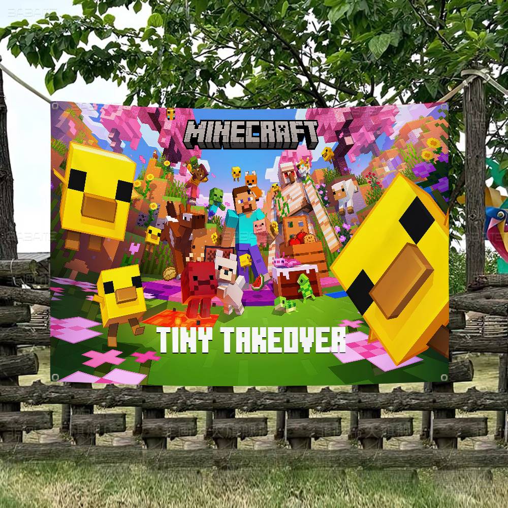 Retro Gra M-Minecraft Kolorowa – Retro Gaming Banner recenzja i cena