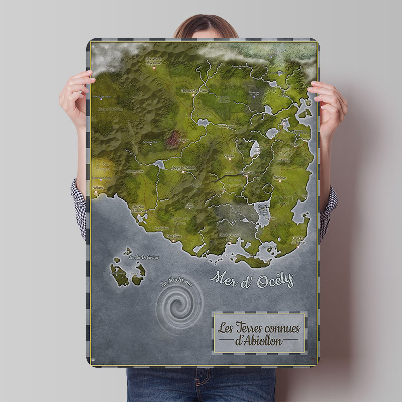 Abiollon Mapa Świata Metalowy  – World Of Retro Gaming recenzja i cena