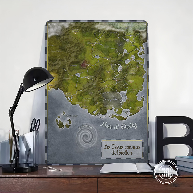 Abiollon Mapa Świata Metalowy  – World Of Retro Gaming recenzja i cena