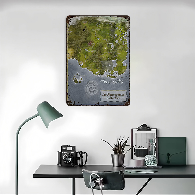 Abiollon Mapa Świata Metalowy  – World Of Retro Gaming recenzja i cena