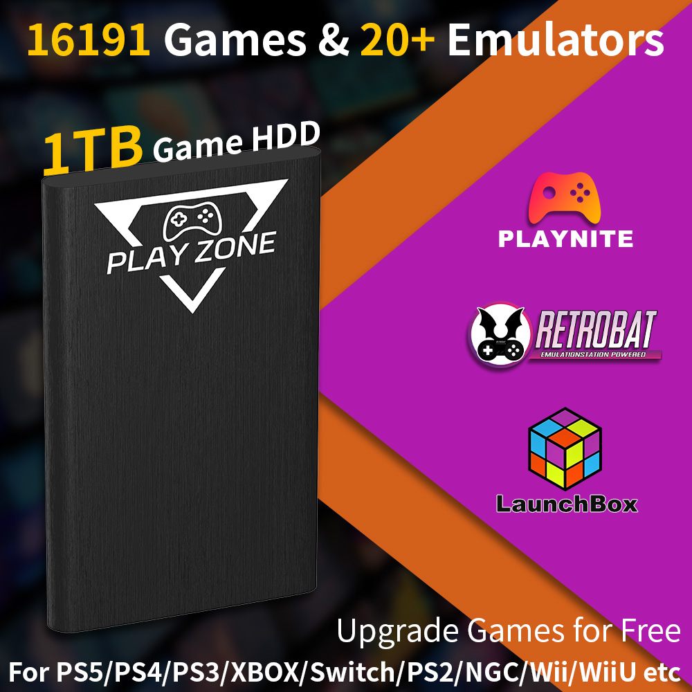 Play Zone 1TB Przenośny Dysk T – Retro Gaming Emulator Pc recenzja i cena