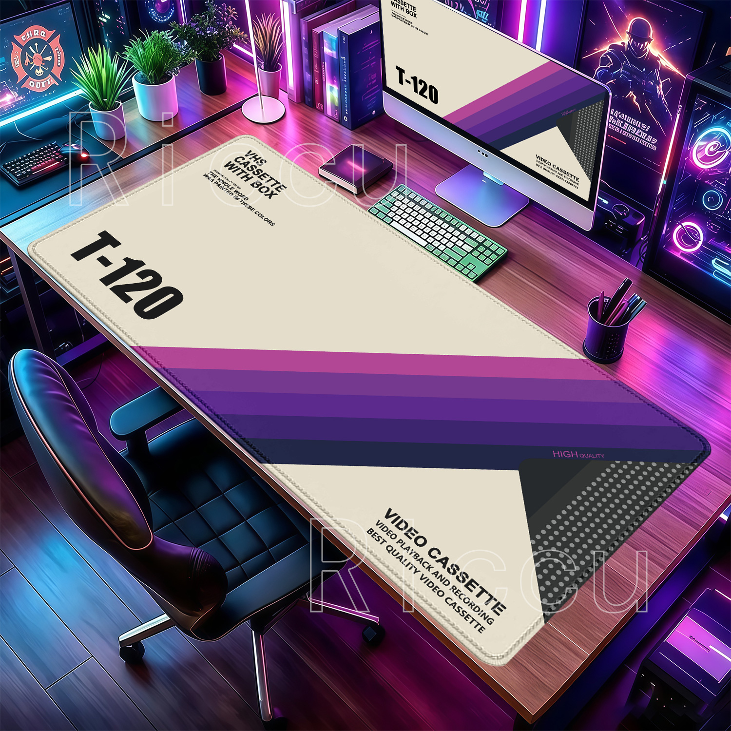 Podkładka pod mysz HD z nadruk – Retro Gaming Desk recenzja i cena