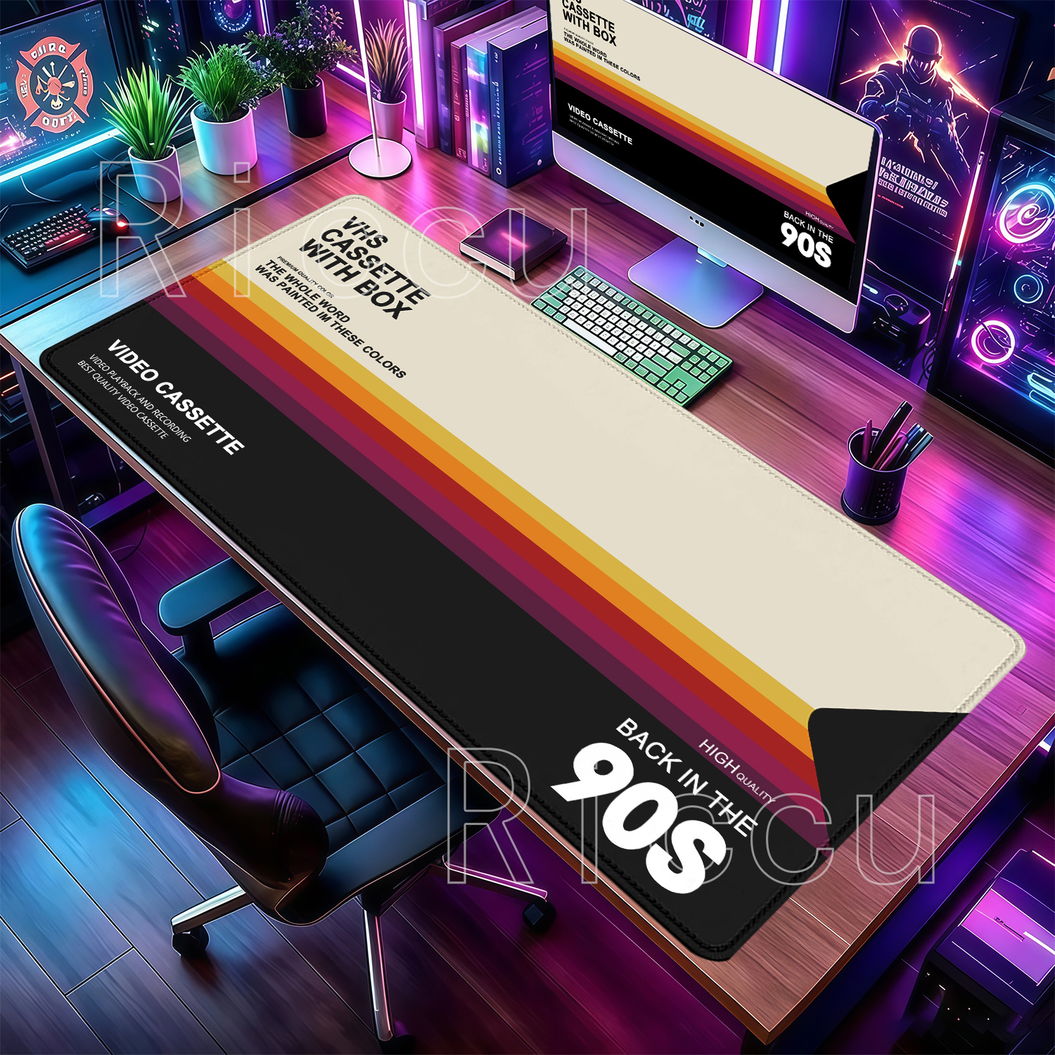 Podkładka pod mysz HD z nadruk – Retro Gaming Desk recenzja i cena