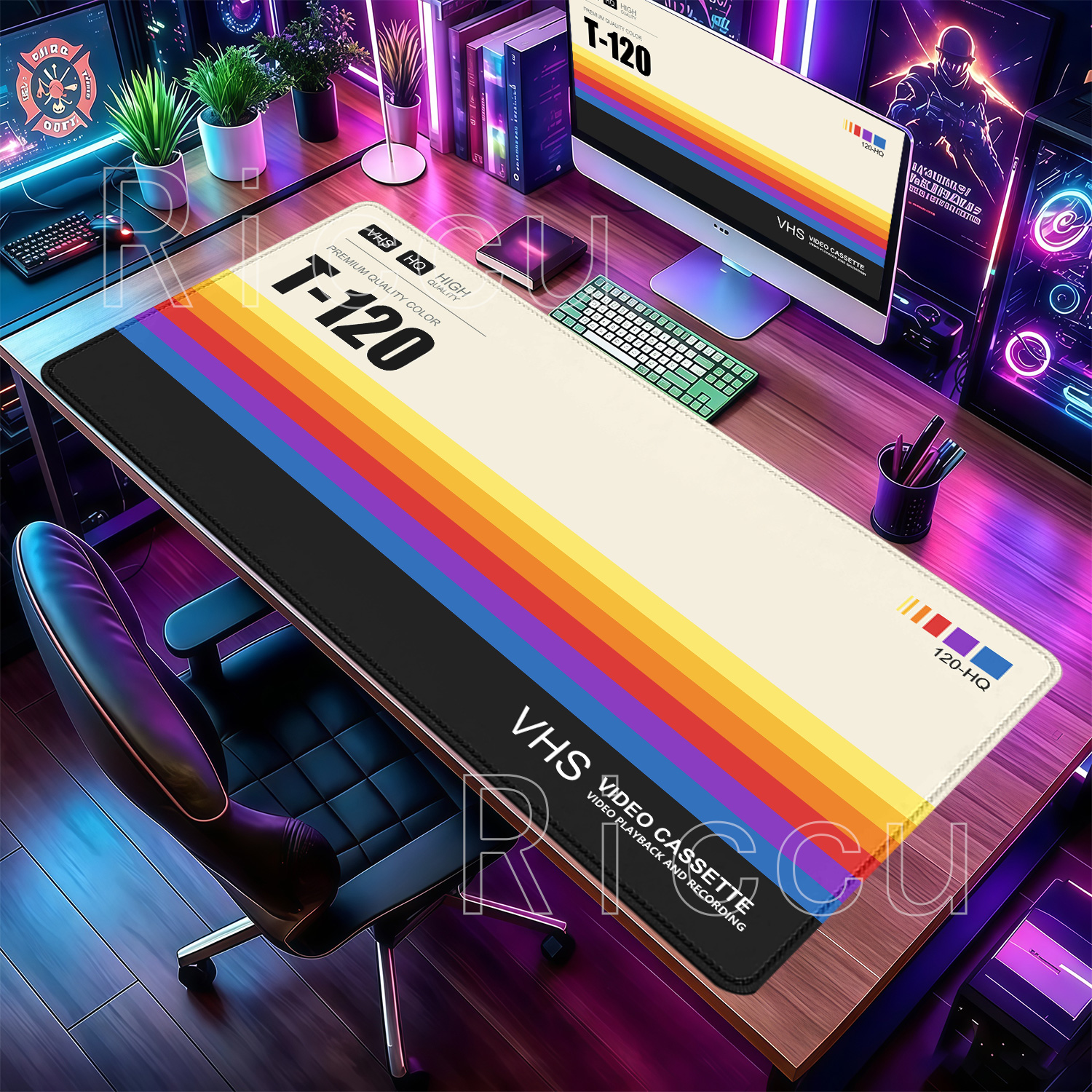 Podkładka pod mysz HD z nadruk – Retro Gaming Desk recenzja i cena
