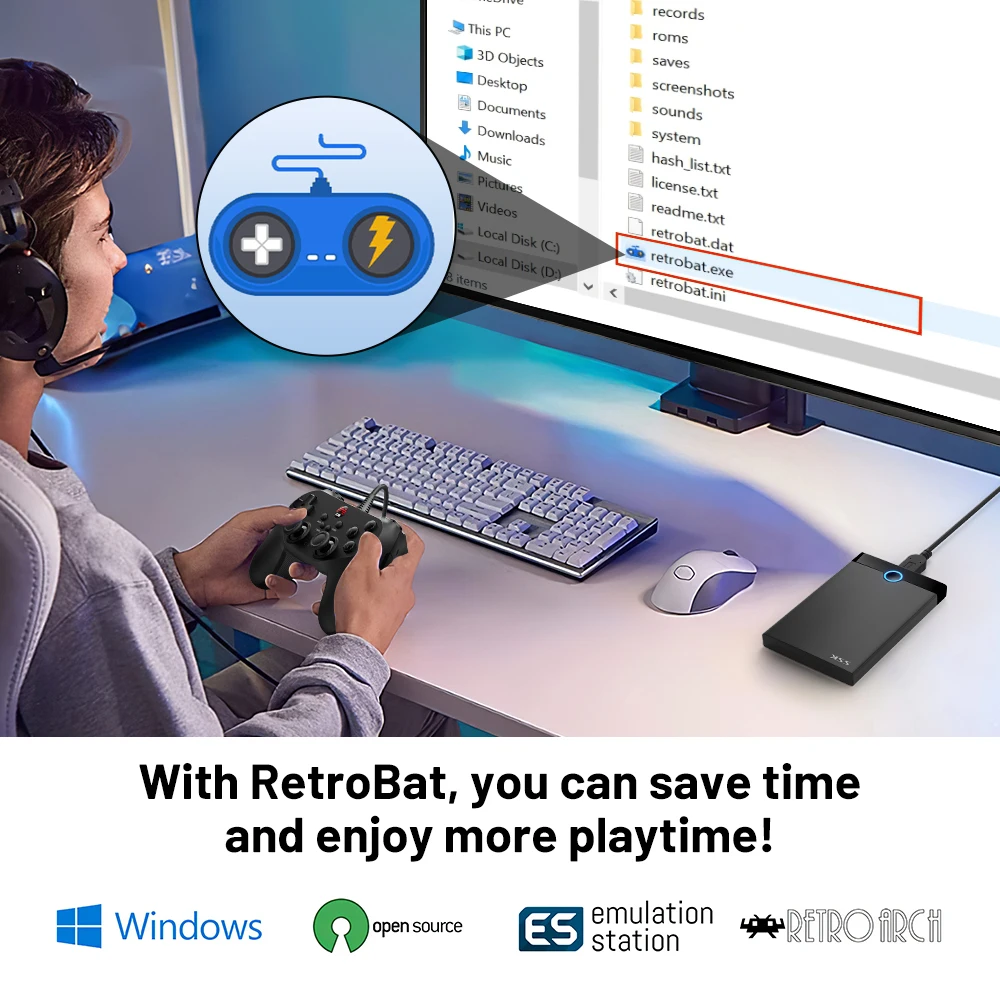 Super konsola Retrobat do gier – Retro Gaming Emulator Pc recenzja i cena