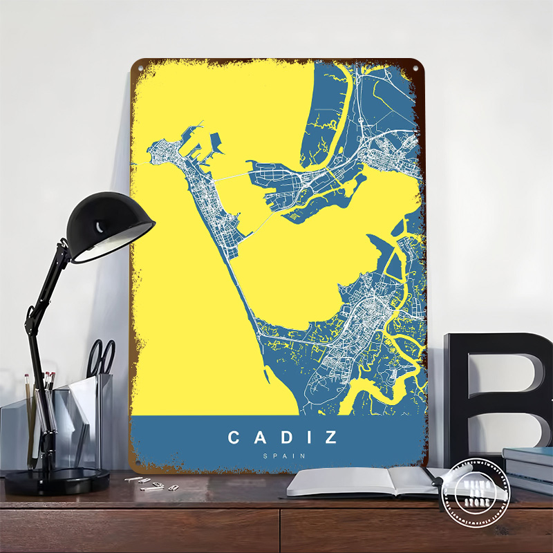 CADIZ HISZPANIA Plakaty z blac – Retro Gaming Desk recenzja i cena