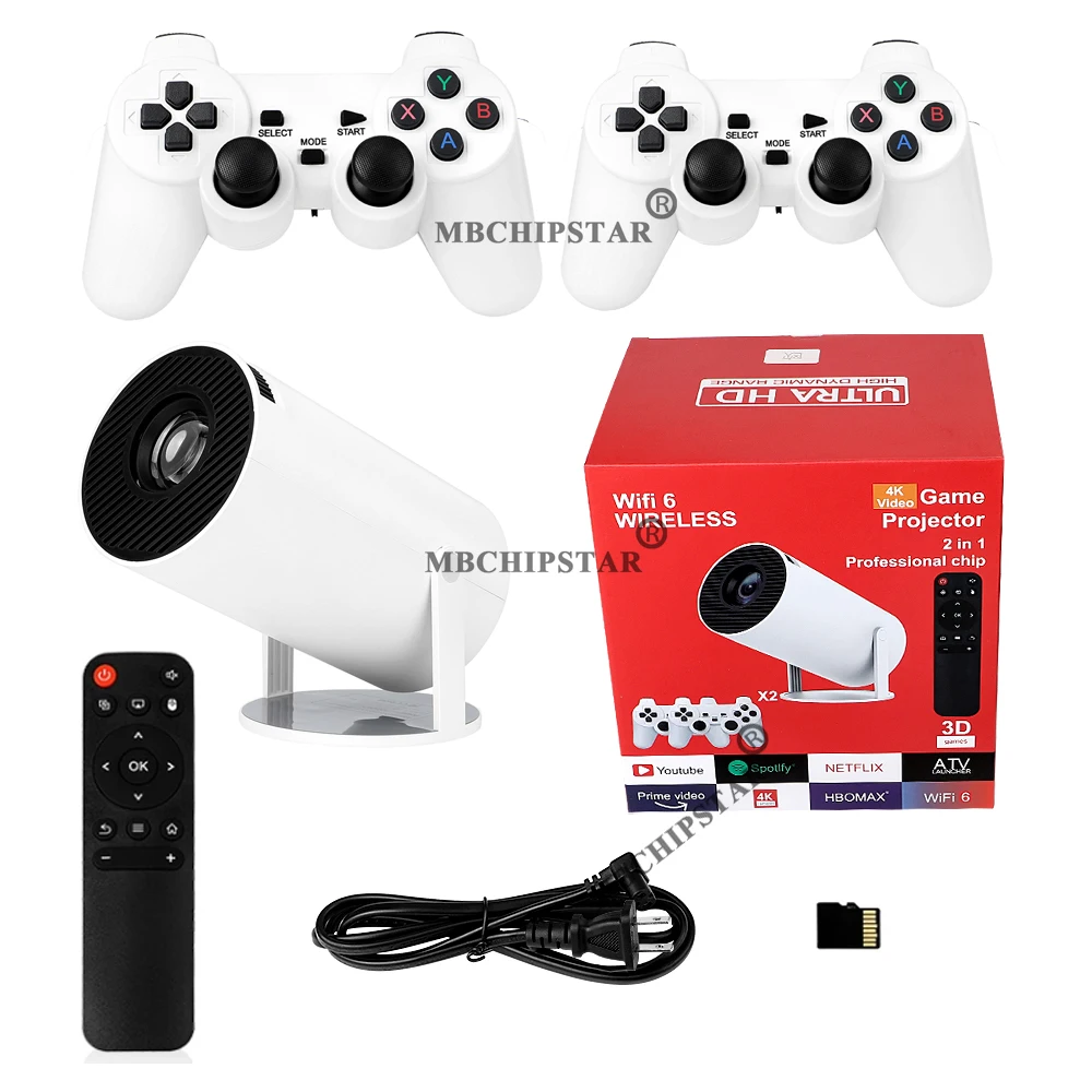 Projektor do gier H90PRO 4K, p – Retro Gaming With Projector recenzja i cena