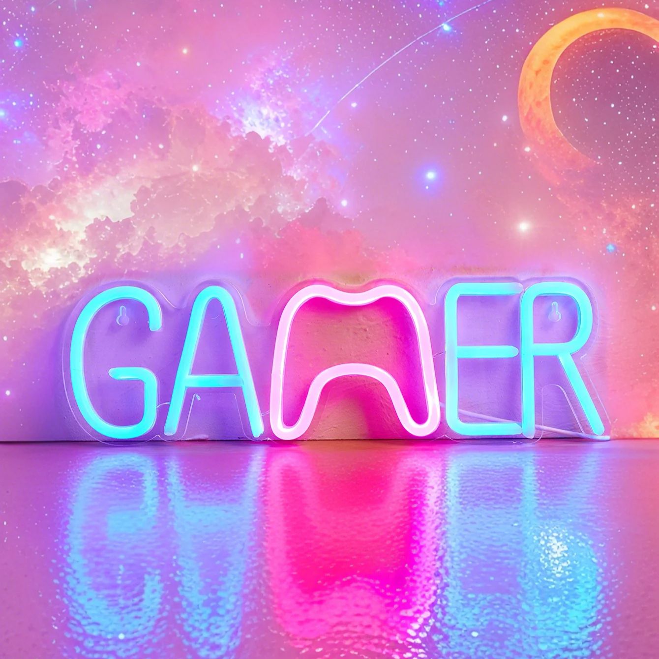 Chi-buy LED Neon Gamer Gamepad – Retro Gaming Projector recenzja i cena