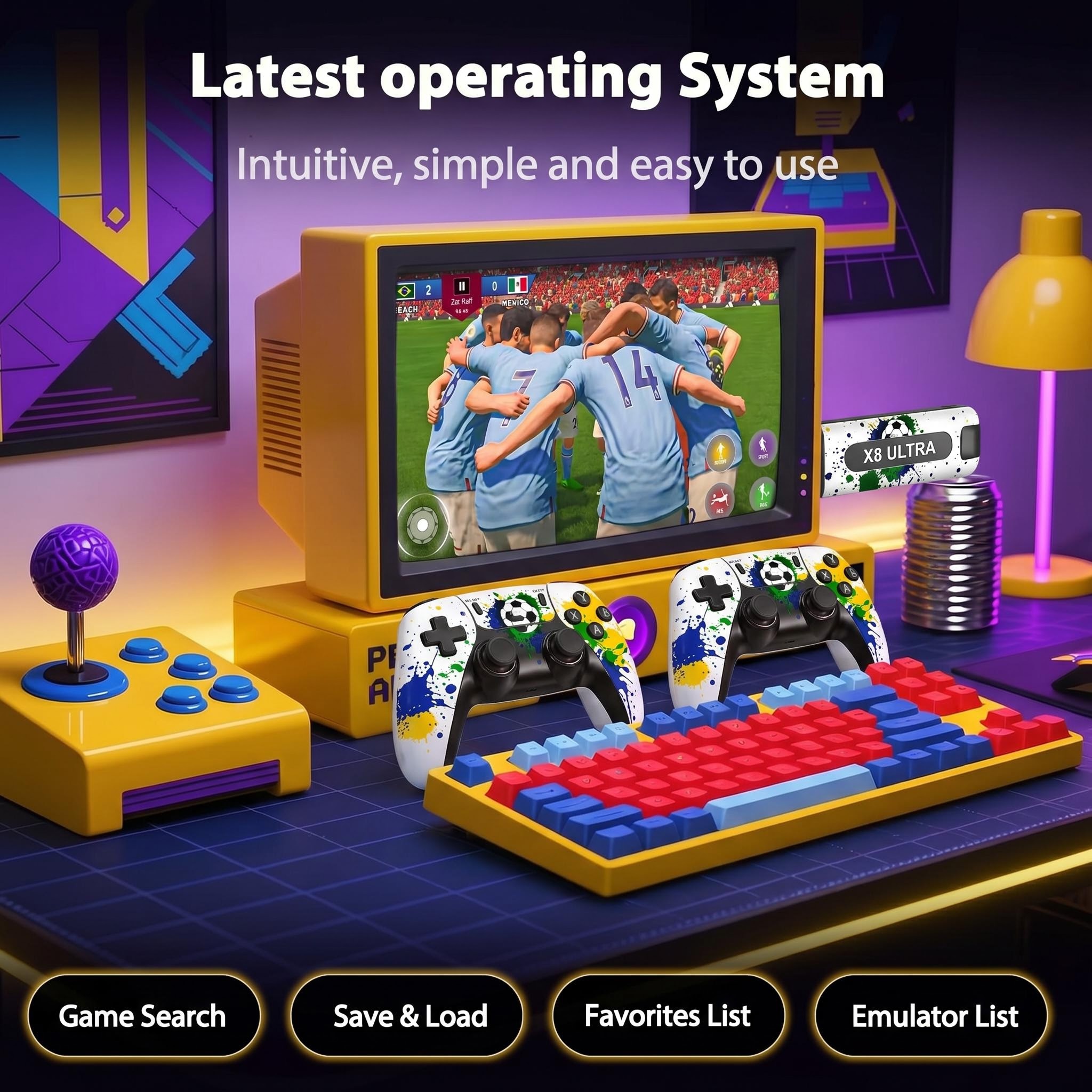 Konsola do gier X8 Ultra Footb – Retro Gaming Qss recenzja i cena