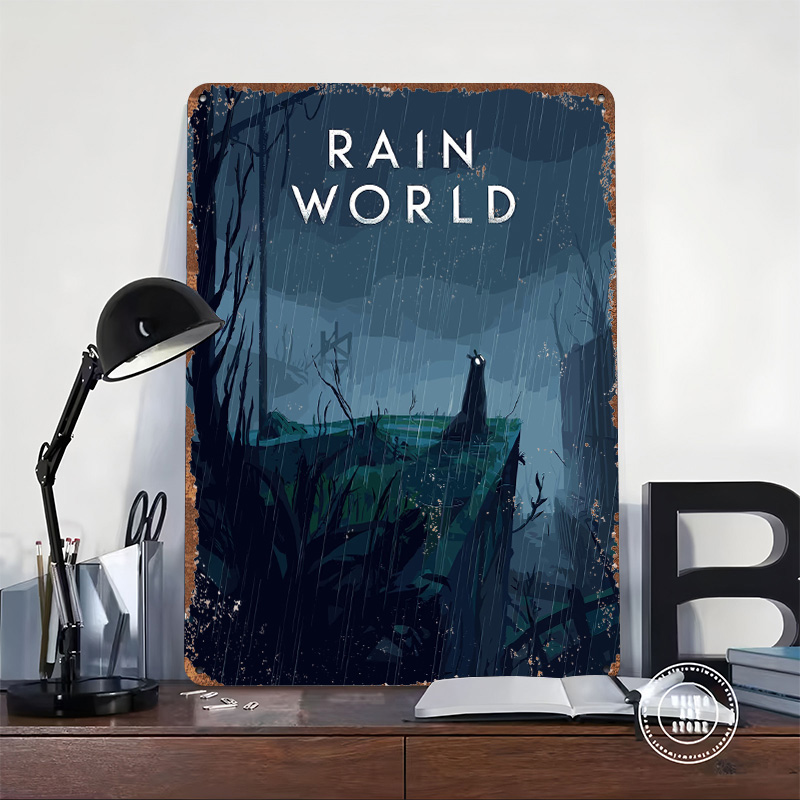 Plakat Metalowy Rain World - G – World Of Retro Gaming recenzja i cena
